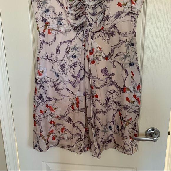 Ted Baker, Cream, Floral Pattern Dress - Picture 5 of 7